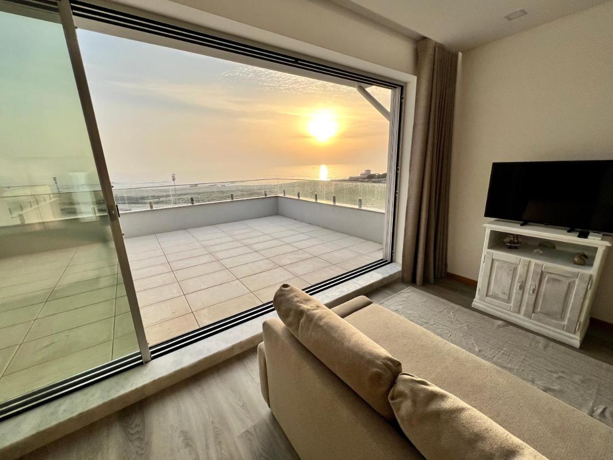 Povoa De Varzim-Sleeps4-Beachfront-Ac-Parking Bagian luar foto